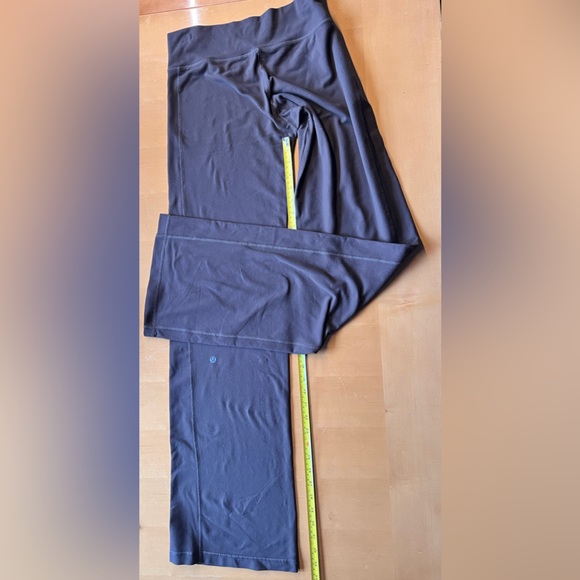 Lulu Lemon 🍋 long think Chocolate pants sz 10 - Picture 5 of 9